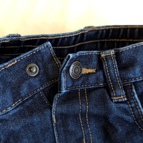 george plaid cotton flannel lined straight leg denim jeans 12-18 months baby boy - Picture 6 of 8